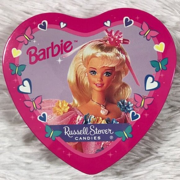 Set of 3 Vintage Barbie Russell Stover Candies Tins - Picture 2 of 10